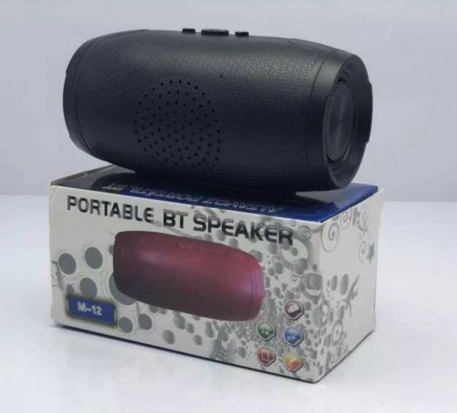 Speaker Aktive Bluetooth Super Bass M-12 kwalitas JBL