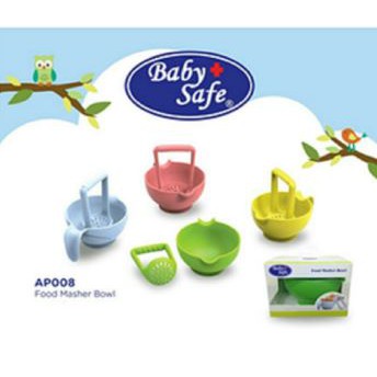 Babysafe Baby Safe Food Masher Bowl / mangkok pelumat makanan bayi AP008