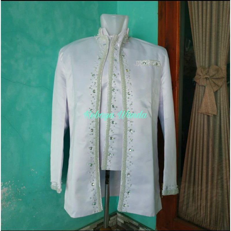 (Ready) Beskap Bridal / Basofi Muslim / Jas Beskap Akad Nikah