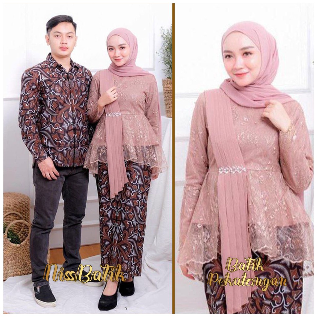 Maura Couple - Sania Ruffle Batik Couple Nafisa 3 DNT Garansi Termurah Shopee - WID BATIK