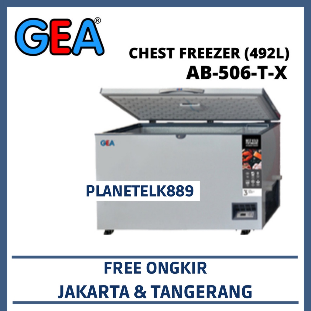 GEA AB-506-T-X CHEST FREEZER GEA 492 LITER