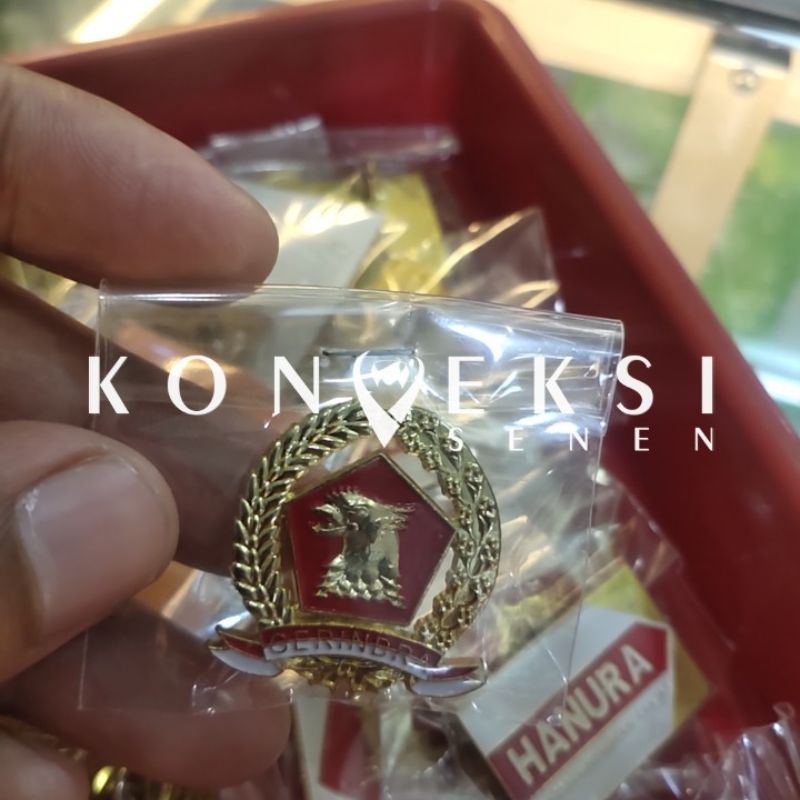 pin gerindra model terbaru peniti