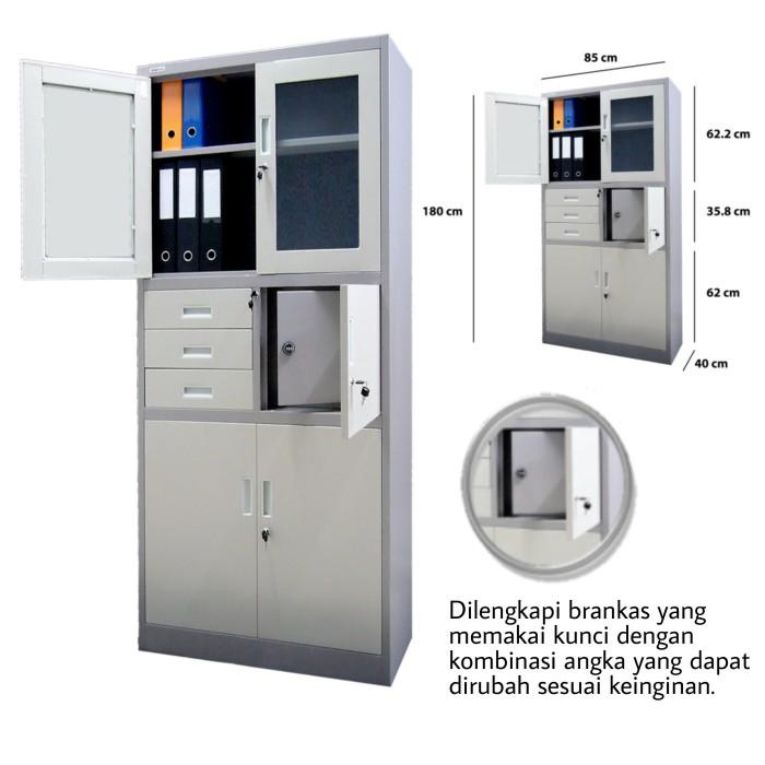 

Cabinet | Lemari Arsip Sap La 2005 Dengan Brankas / Lemari Besi File & Dokumen