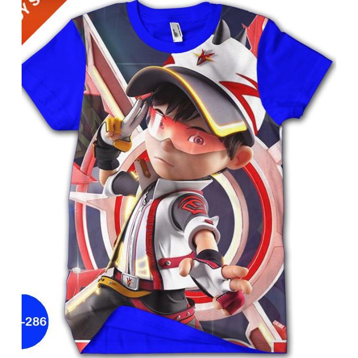 Kaos Boboiboy Supra Baju Boboiboy Galaxy 3D DEWASA #REG-286 - XS