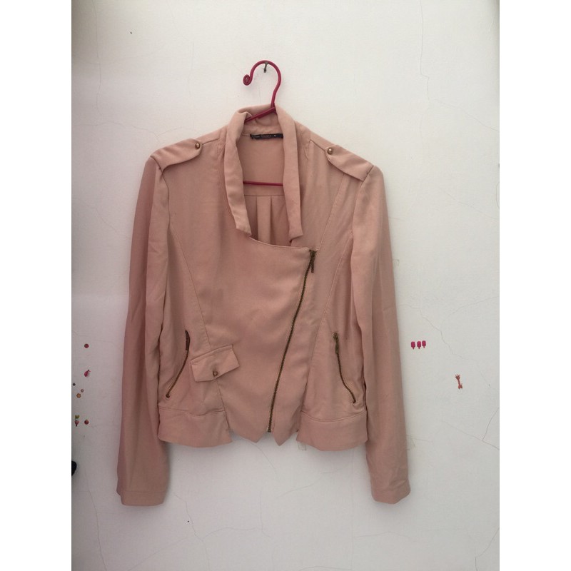 PRELOVED - BERSHKA Blazer Jacket Soft Pinky