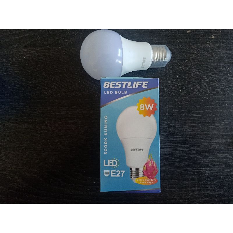 LAMPU BULB AMAN DIKIRIM BEST LIFE LED 8 WATT 3000K BESTLIFE BL-LED-BULB-8W-A60 BOHLAM