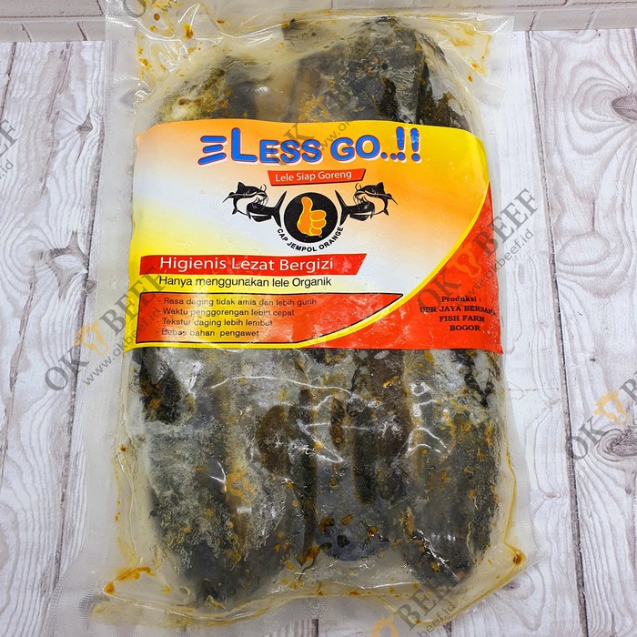 

Ikan Lele Siap Goreng Less Goo 500gram Isi 5-6Ekor