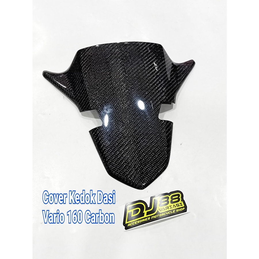 Tameng CArbon kevlar VArio 160 BODY Cover kedok depan dasi vario160