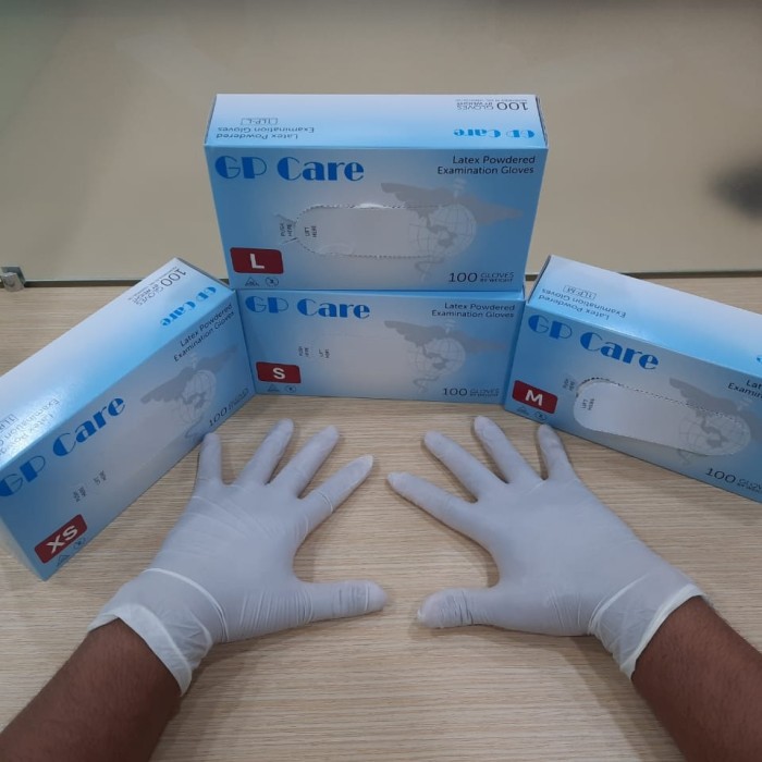 Sarung Tangan Medis Latex GP CARE / Sarung Tangan Non steril GP Care
