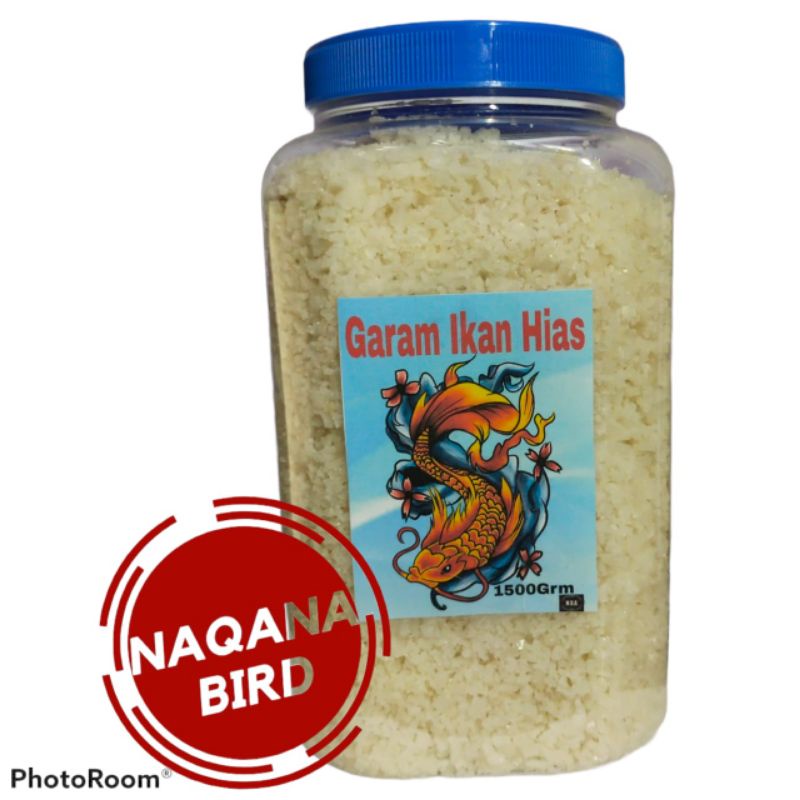 NSA garam ikan hias toples kemasan 1,5kg