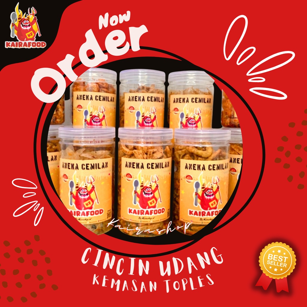 CINCIN UDANG PEDAS DAUN JERUK | ORIGINAL DAUN JERUK TOPLES