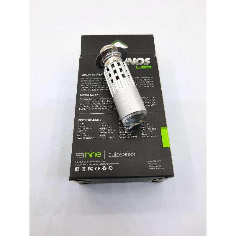 Lampu Motor Laser Luminos H6 Putih Kuning