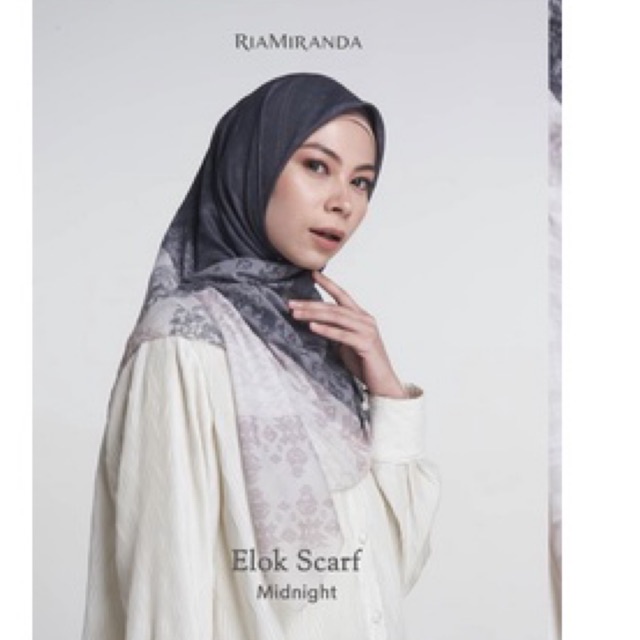 Sale New Arrival Ria Miranda Lawas Elok Scarf Midnight Minang Heritage Reborn