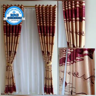 Gorden Jendela Pintu Minimalis Blackout Import Abu Hitam Gorden Jendela Pintu Minimalis Blackout Import Abu Hitam