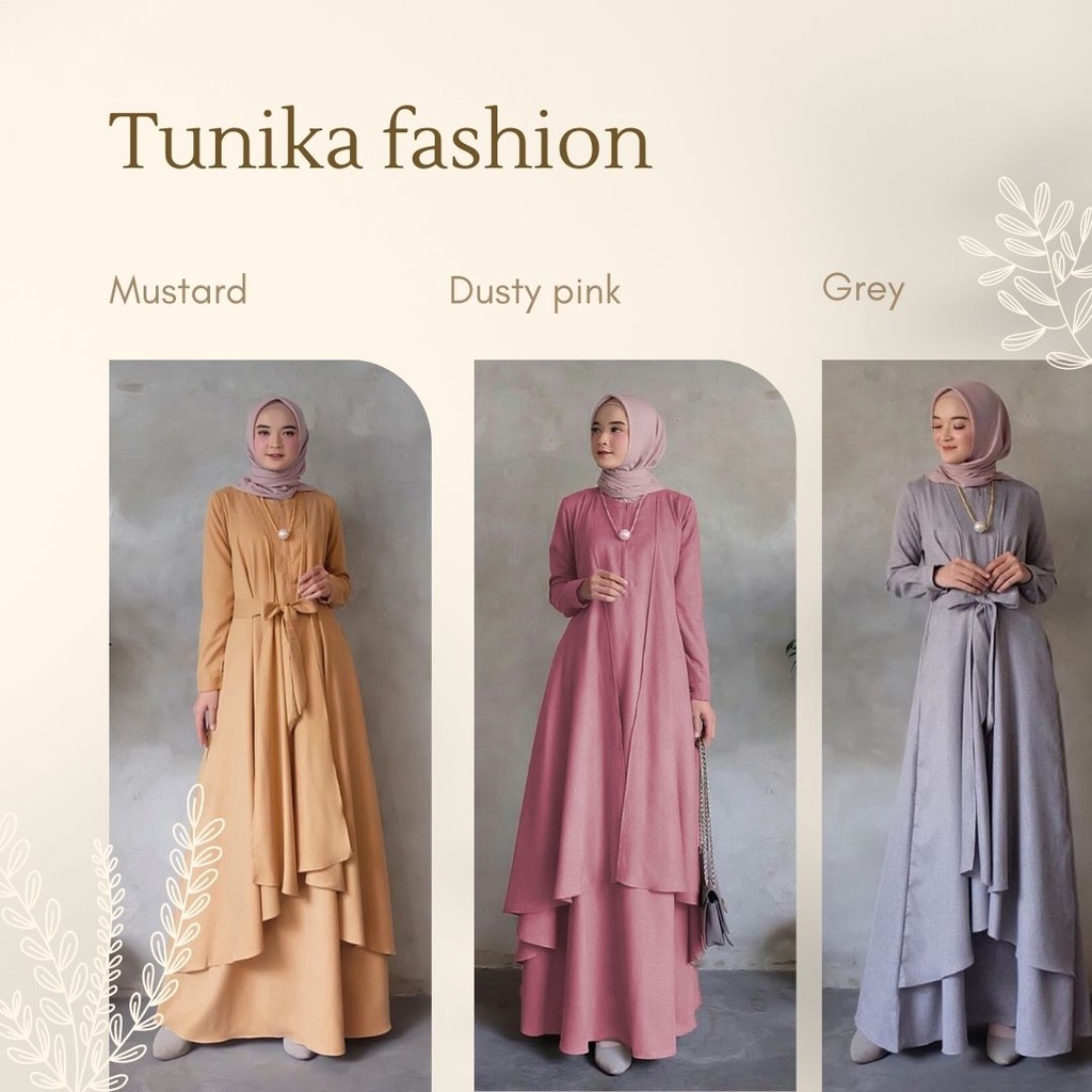 LALUNA DRESS WANITA GAMIS FORMAL MODERN TERBARU