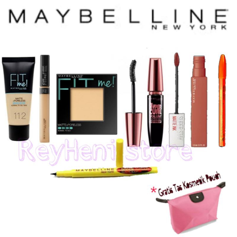 Paket Make Up Maybelinne / Make Up / Make Up Murah / Paket Kosmetik Murah  / Paket Make Up Wanita