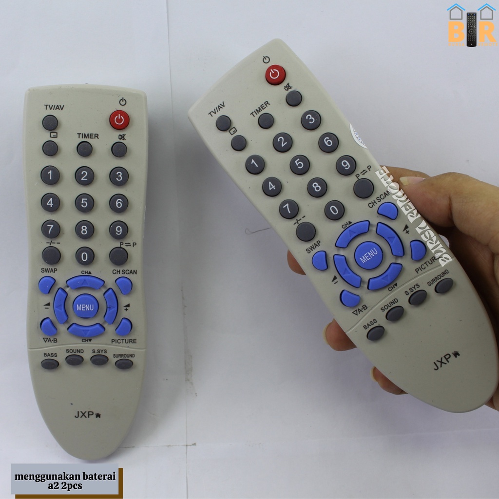 Remot  Remote TV Sanyo Tabung Slim Flat JXP  Eceran Dan Grosir