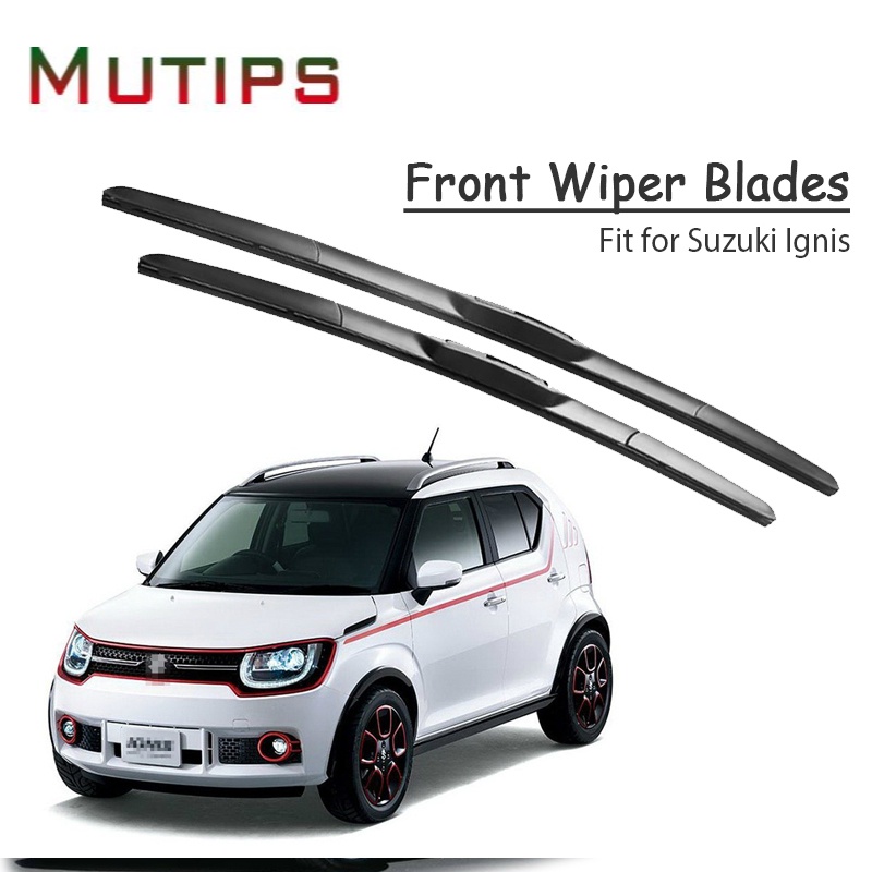 1 Set Karet Wiper Kaca Depan Mobil Untuk Suzuki Ignis 2008 2007 2006 2005-2003