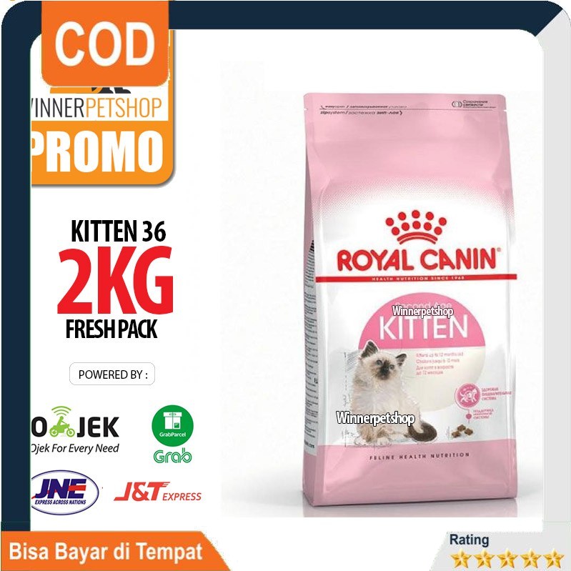 Original Royal Canin Kitten 36 2KG - Royal Canin Kitten 2 KG - Royal Canin Kitten 2kg Murah