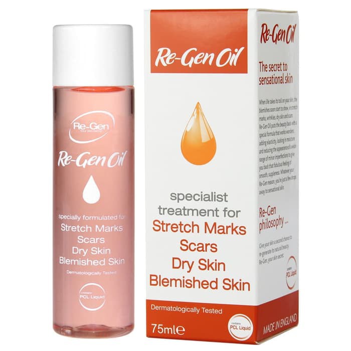 PROMO    Nutrimax Re-Gen Oil 75 ml Penghilang Stretch Mark/Marks (Regen 75ml)  TERLARIS
