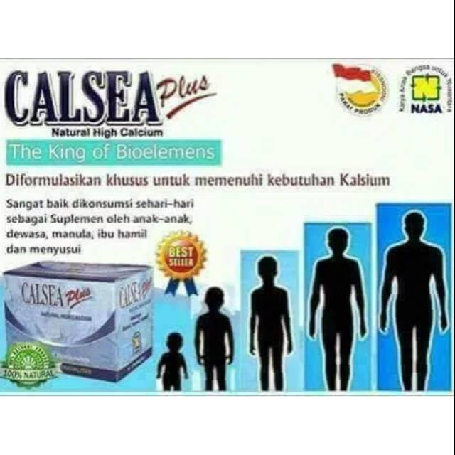 CALSEA PLUS NASA / Natural High Calsium / Peninggi Badan / Penguat Tulang / Agen Nasa Produk Indo