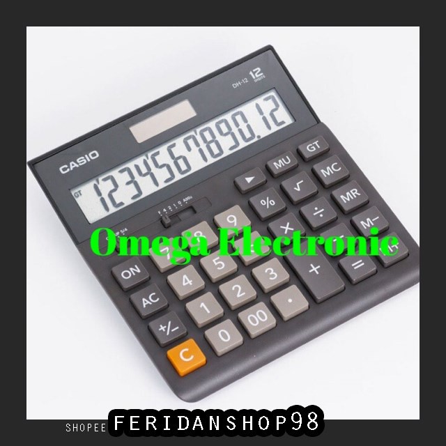 

BT65 CASIO DH 12 BEST - CALCULATOR DESKTOP KALKULATOR MEJA KANTOR OFFICE DH-12 BY FERIDANSHOP98