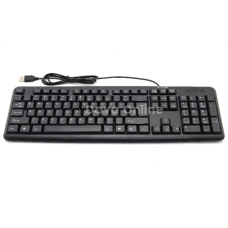 KEYBOARD USB R-ONE MURAH NEW DEAIN TRENDY-RAMPING COCOK UNTUK ALL BRAND LAPTOP DAN PC - TEKNO KITA