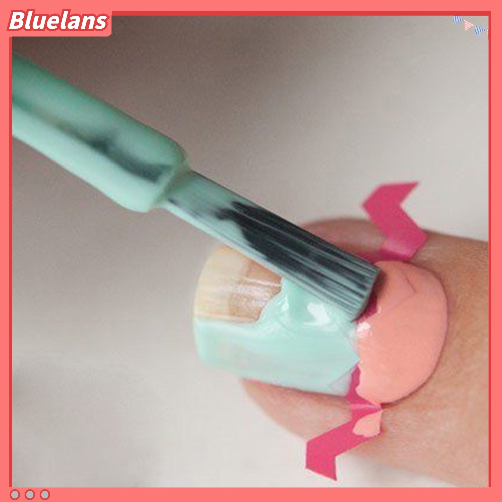 [Bayar Di Tempat][bluelans] 5 Lembar Stiker Cetakan French Nail Art Manicure DIY