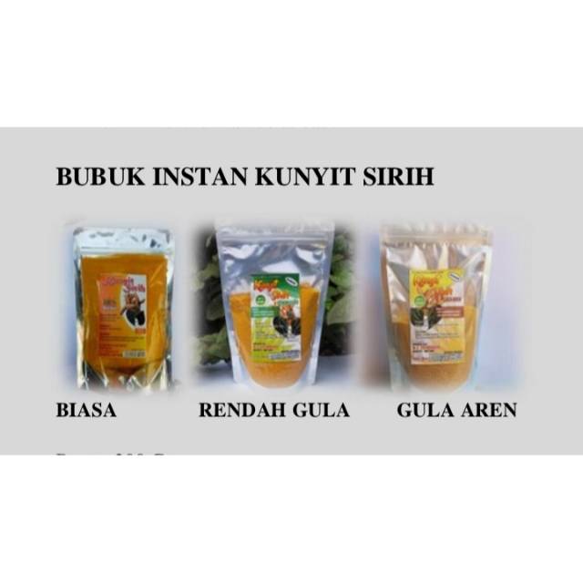 

Sari Bubuk Kunyit Sirih