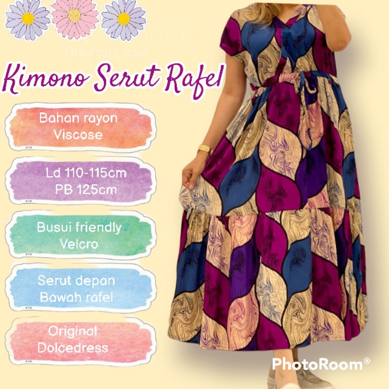 aisyahproduk | Daster Arab Dolce Dress KS RAFEL Original Label | Dress viral kekinian | LONGDRESS KI