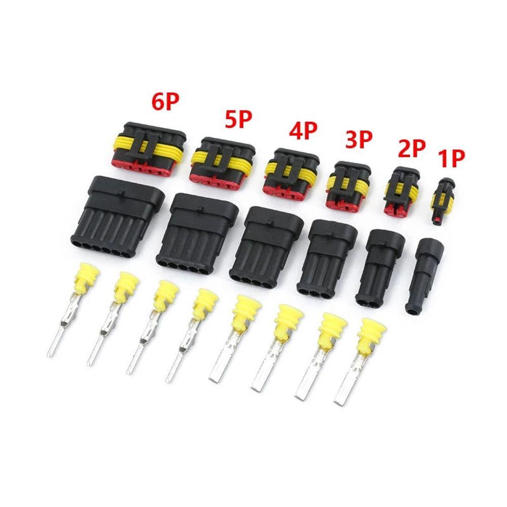 QUINTON Wire Connector 5Pcs Kawat Otomotif Mobil Truk1/2/3 /4 /5/6 Pin Way Seal Quad Bike Connecting