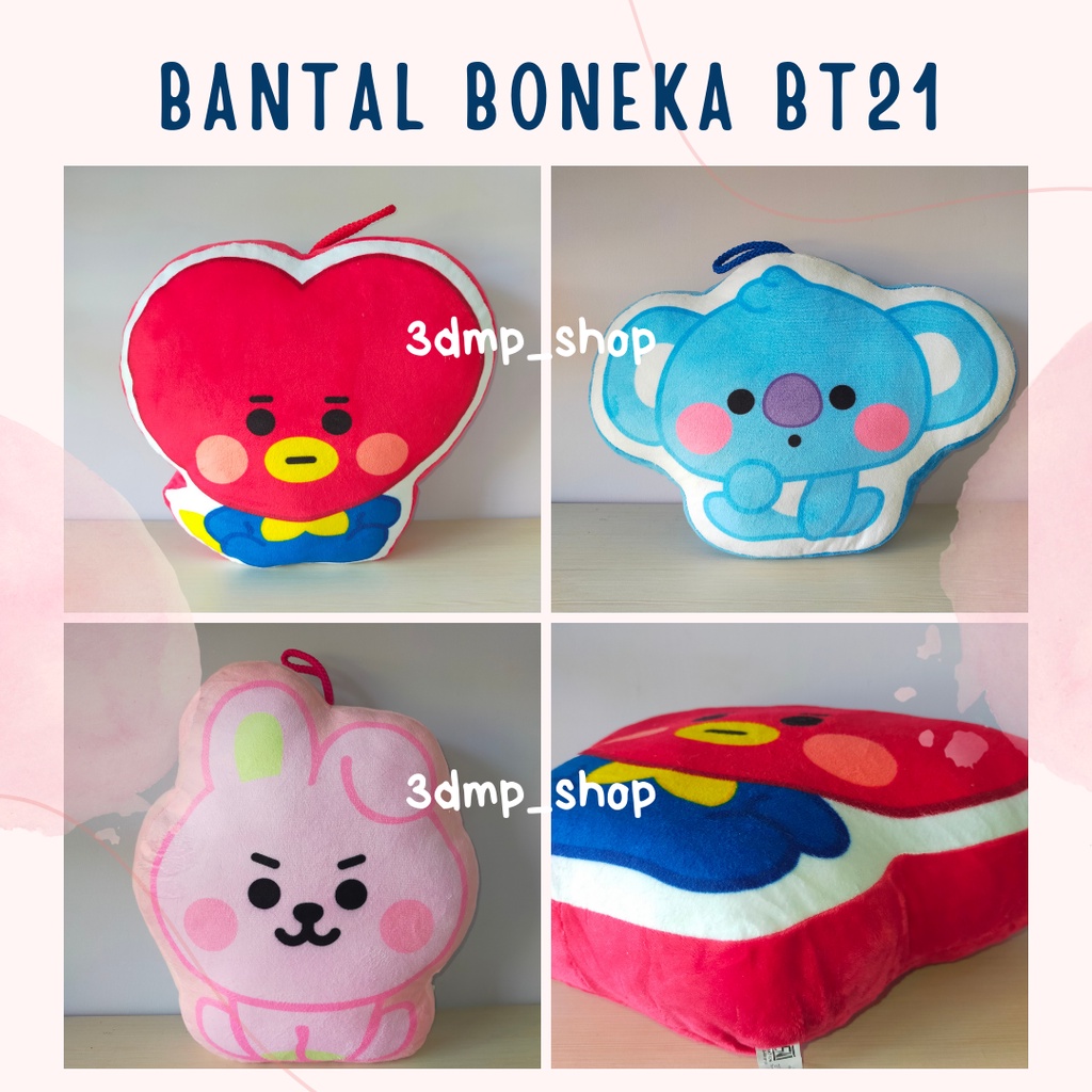 Boneka bantal BT21 chibi cooky tata koya