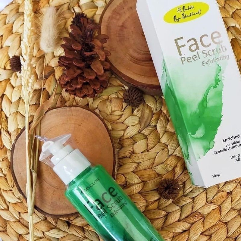SIAP KIRIM MS GLOW FACE PEEL SCRUB EXFOLIATING/ PEEL SCRUB MS GLOW