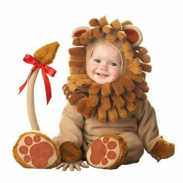 Baju pesta kostum animal hewan lion singa unik lucu impor murah anak bayi balita laki-laki cowok