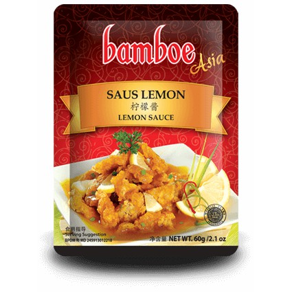 

Bumbu Instan Bamboe Asia Saus Lemon, Tanpa Extract, Essence & Pewarna Buatan