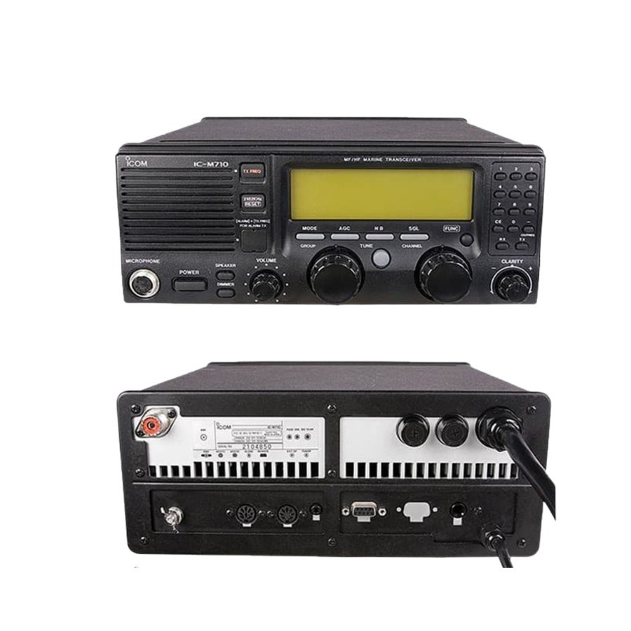 SSB ICOM IC-M710 MF/HF MARINE TRANSCEIVER PAKET SIAP PAKAI