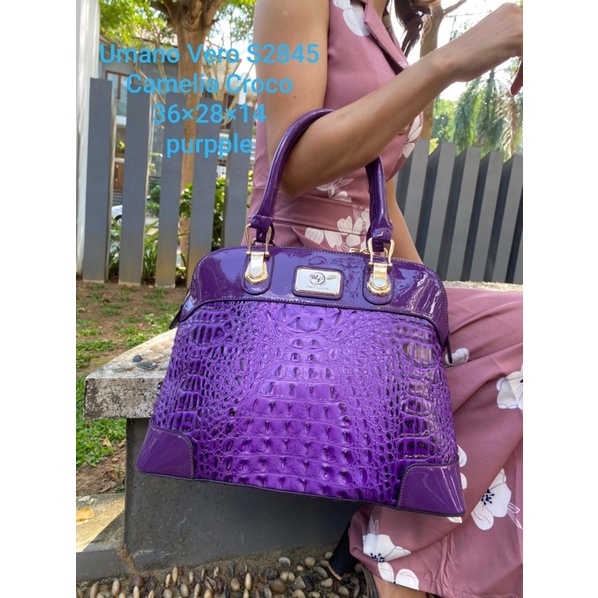 Tas Wanita Umano Vero Camelia Croco S2845