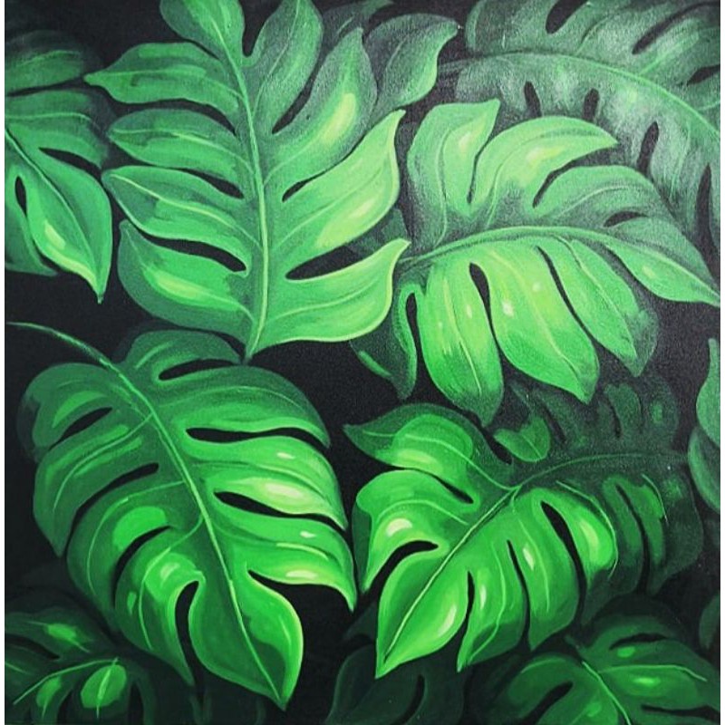 

Monstera (Acrylic on Canvas)