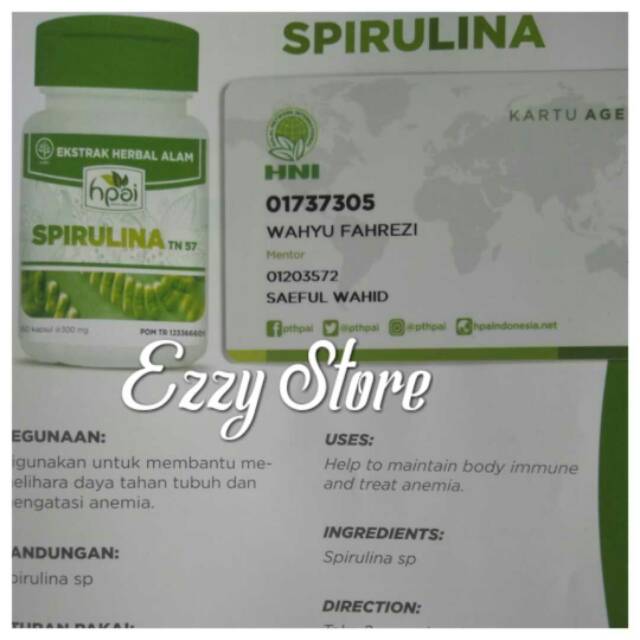 Spirulina HNI HPAI