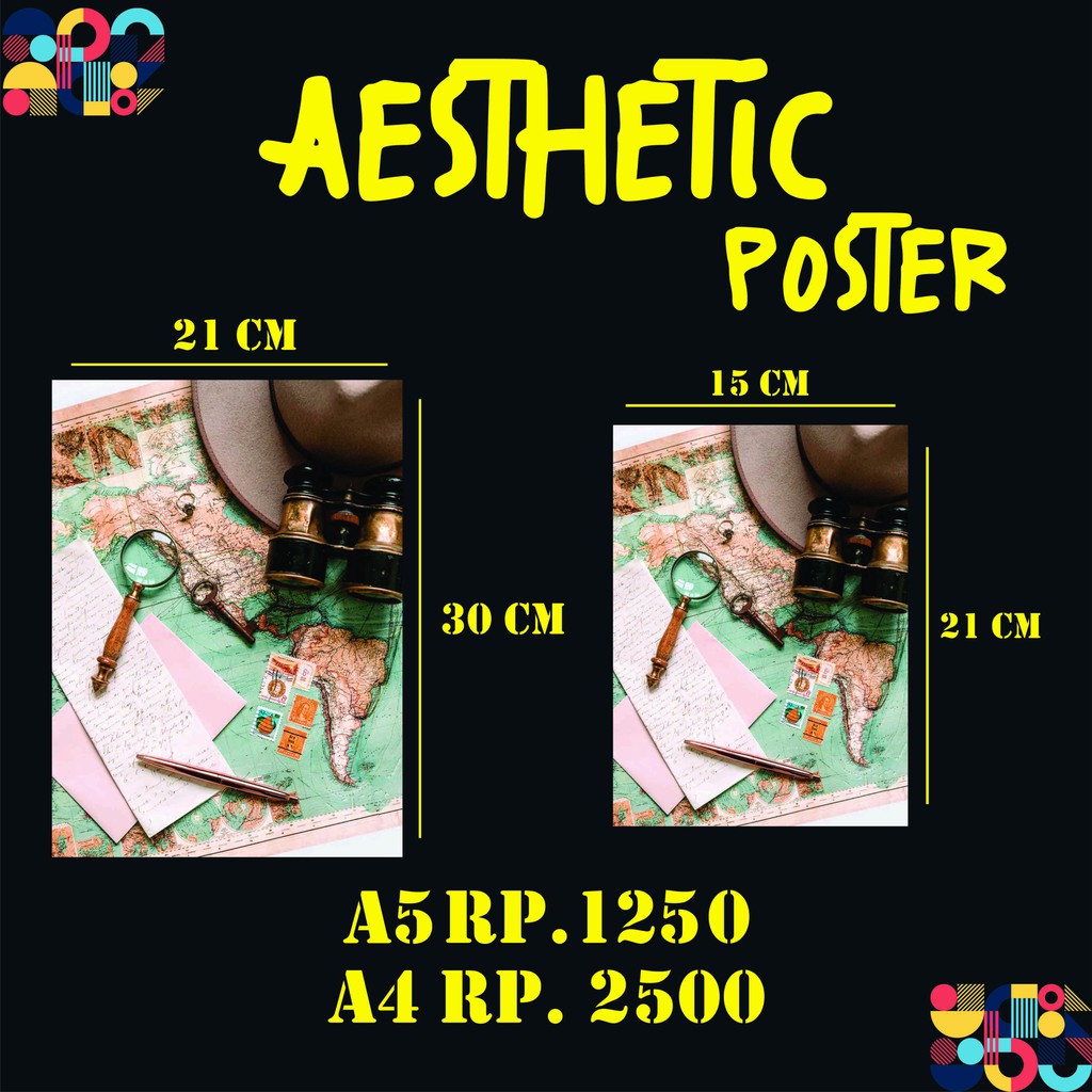 POSTER DINDING AESTHETIC/CUSTOM POSTER AESTHETIC/WALLPAPER AESTHETIC/POSTER BAND/POSTER KPOP CUSTOM