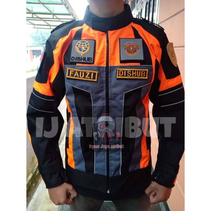 Jaket Dishub Orange Cordura