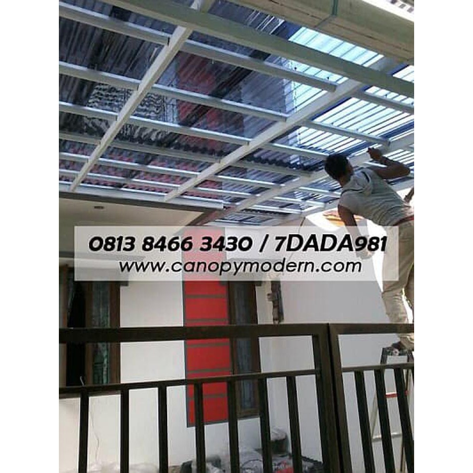 Kanopi baja ringan atap Solartuff Blok A limited stock