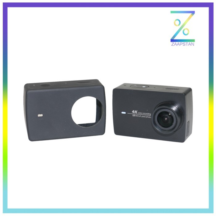 Sindax Action Camera Silicone Case + Lens Cover for Xiaomi Yi 2 4K / L