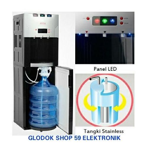 Dispenser Arisa Dw0811Bwd Dispenser Air Minum Galon Bawah 3 Kran Azoyakiara