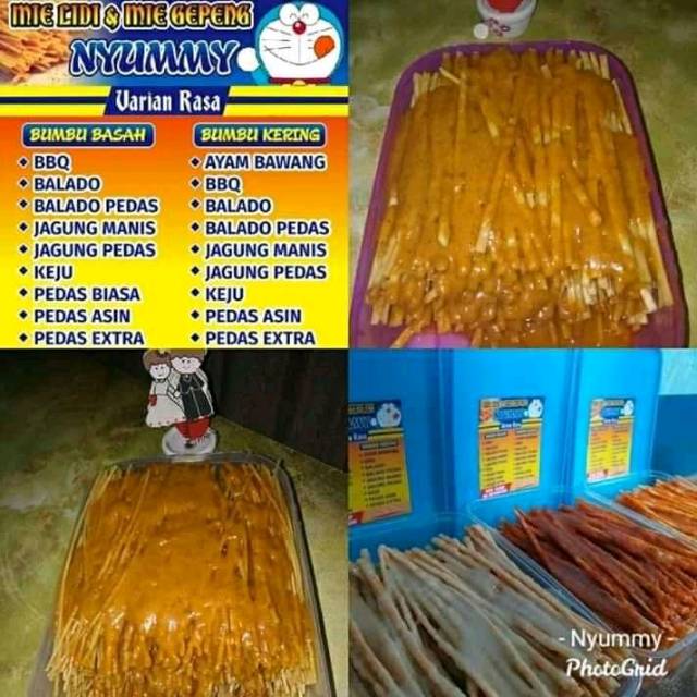 

Mie Lidi Nyummy Kemasan Box 250 Gr