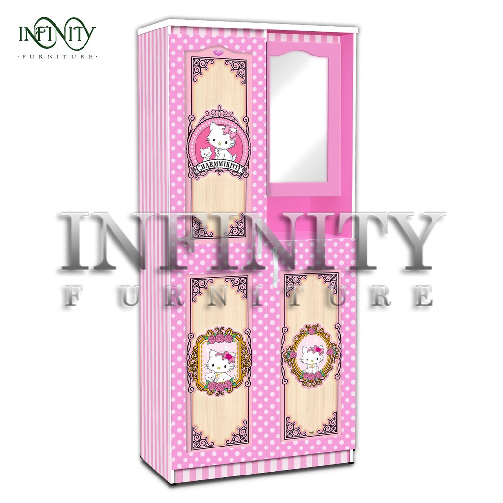 Lemari Pakaian Anak 2 Pintu Karakter Charmy Kitty WDM 1325 Lemari Pakaian Anak 2 Pintu Karakter Charmy Kitty WDM 1325