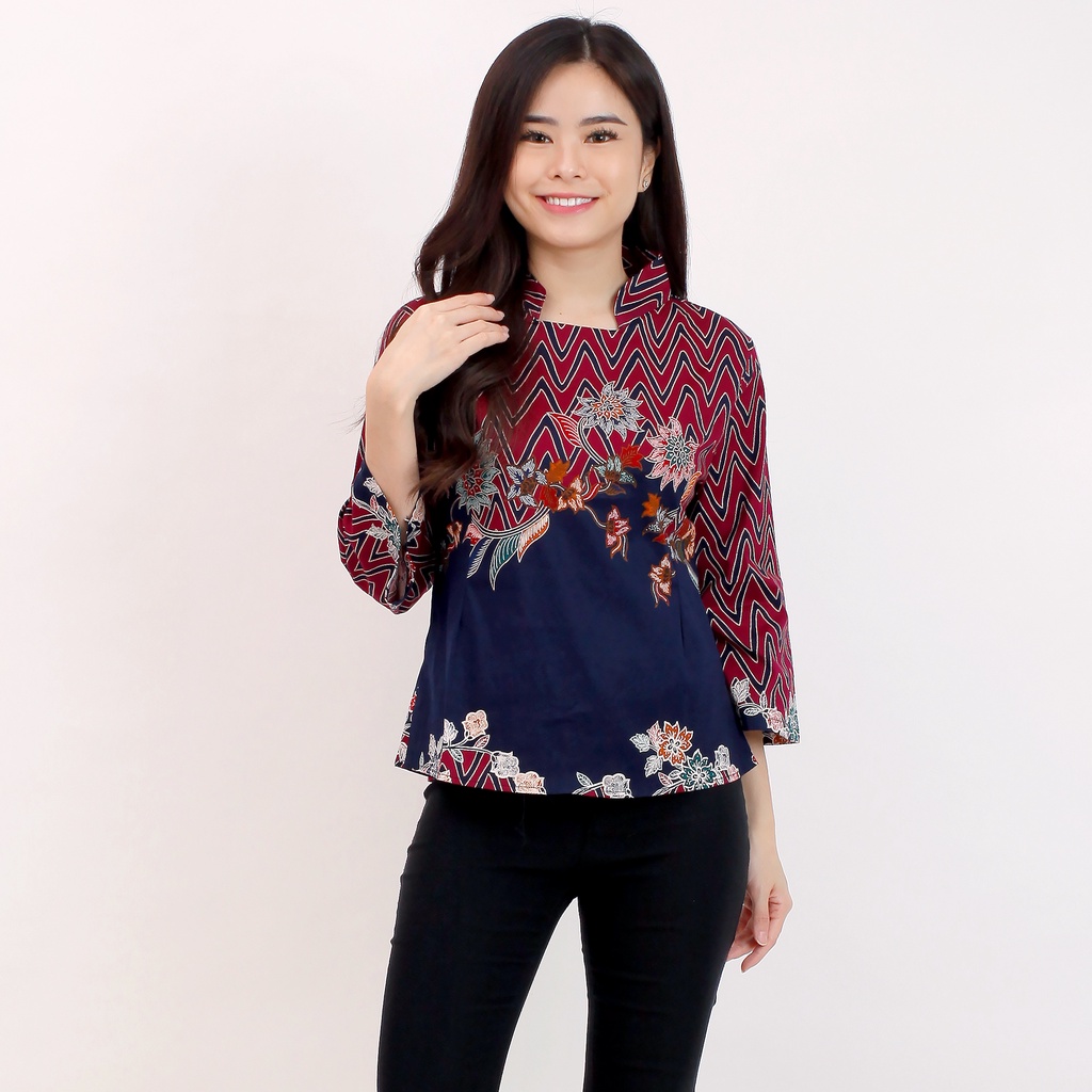 Batik Wanita - Atasan Batik 559 - 974-Purple ZZ
