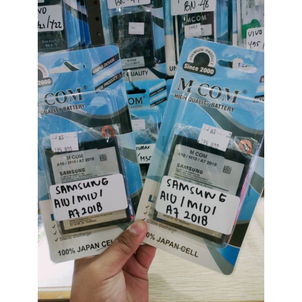 BATRE MCOM DOUBLE POWER SAMSUNG A10/M10/A7 2018