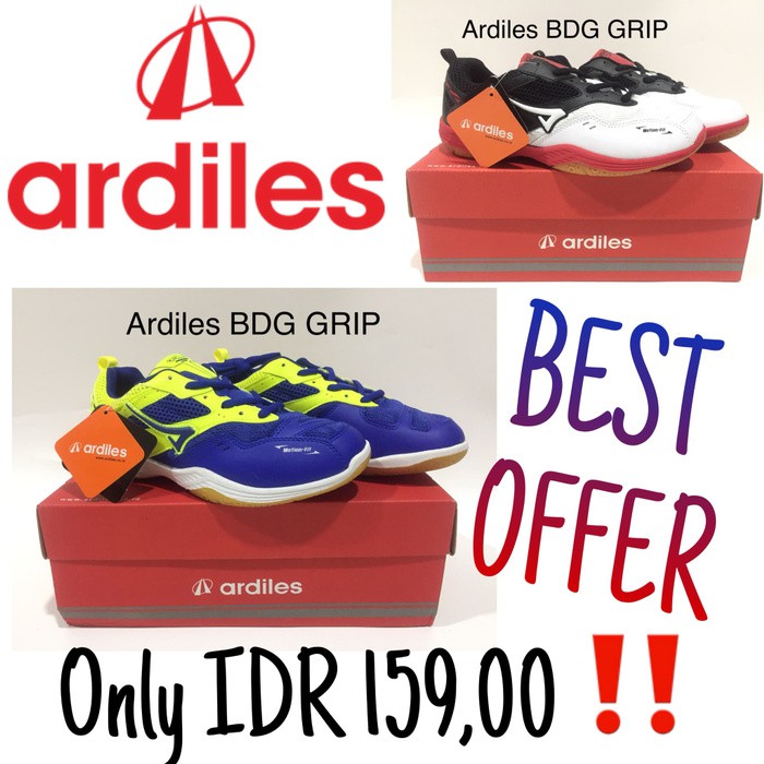 Sepatu Badminton Ardiles BDG GRIP TERMURAH