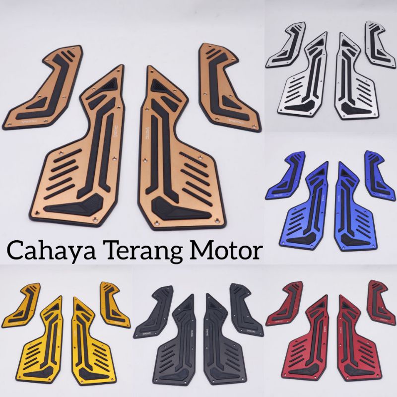 Bordes Nmax New 2020 - 2021 EMC Premium , Karpet Plat Pijakan Kaki Nmax Baru